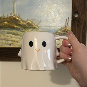 Ghost Ceramic Mug - White